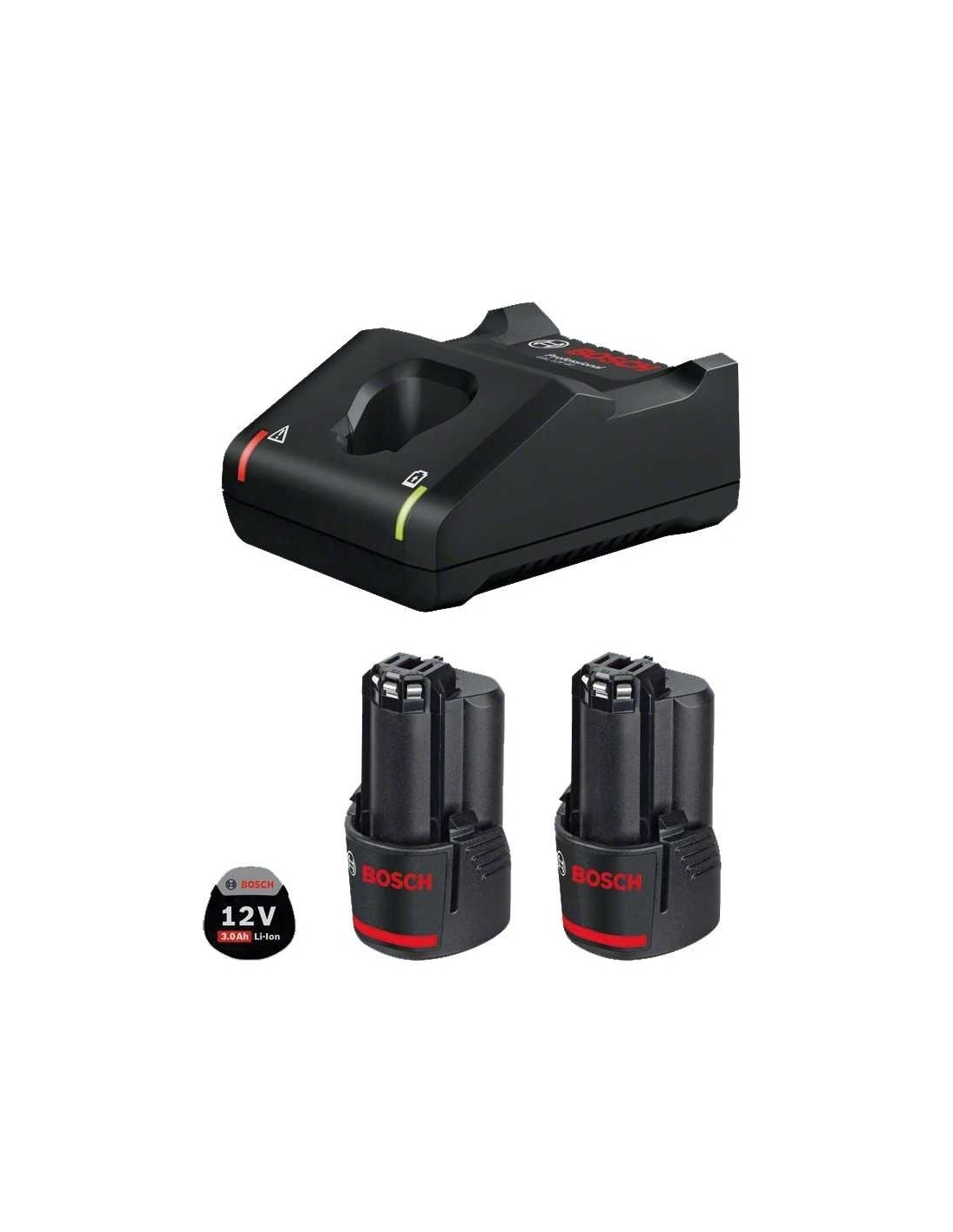 KIT DE BATTERIE 12V 2X GBA 12V 3 0AH GAL 12V 40 BOSCH Accus