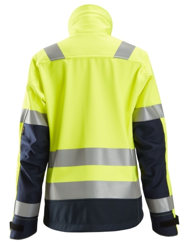 1237 - ALLROUNDWORK, VESTE SOFTSHELL POUR FEMME, HAUTE VISIBILITÉ, CLASSE 2/3 SNICKERS WORKWEAR