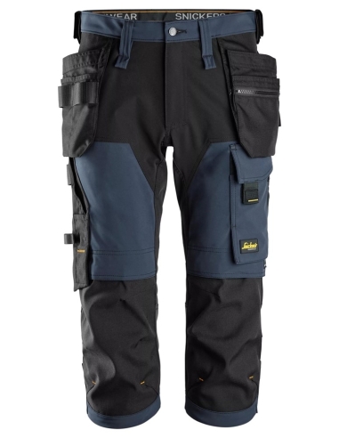 6178 - ALLROUNDWORK, PANTACOURT EN TISSU EXTENSIBLE DANS 4 DIRECTIONS AVEC POCHES HOLSTER SNICKERS WORKWEAR