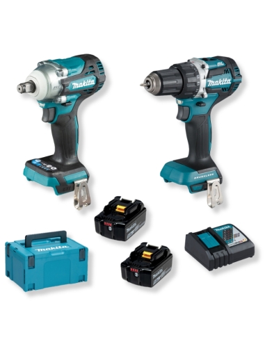 SET PERCEUSE VISSEUSE + BOULONNEUSE À CHOC LXT DLX2410TJ - MAKITA