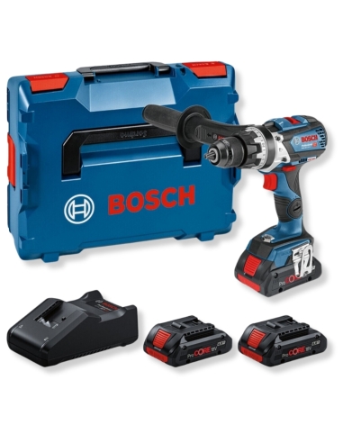 PERCEUSE VISSEUSE À ACCU GSR 18V-110 C + 3 ACCUS PROCORE 4.0 AH + 1 CHARGEUR - BOSCH