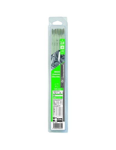 12 ÉLECTRODES EN BARRE 300x2.0 MM INOX 316L - GYS