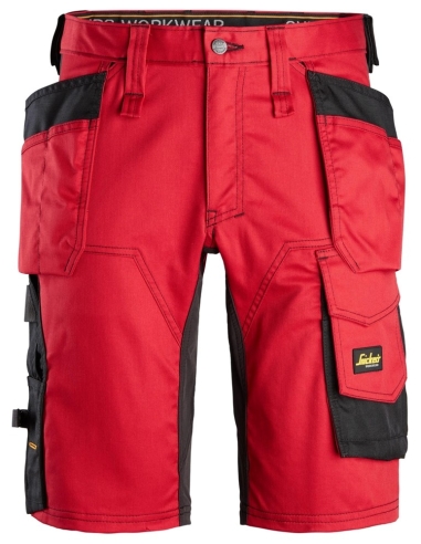 6141 - ALLROUNDWORK, SHORT EN STRETCH AVEC POCHES HOLSTER SNICKERS WORKWEAR