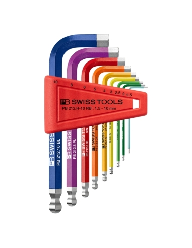 JEU DE CLÉS MÂLES COUDÉES PB 212 - PB SWISS TOOLS